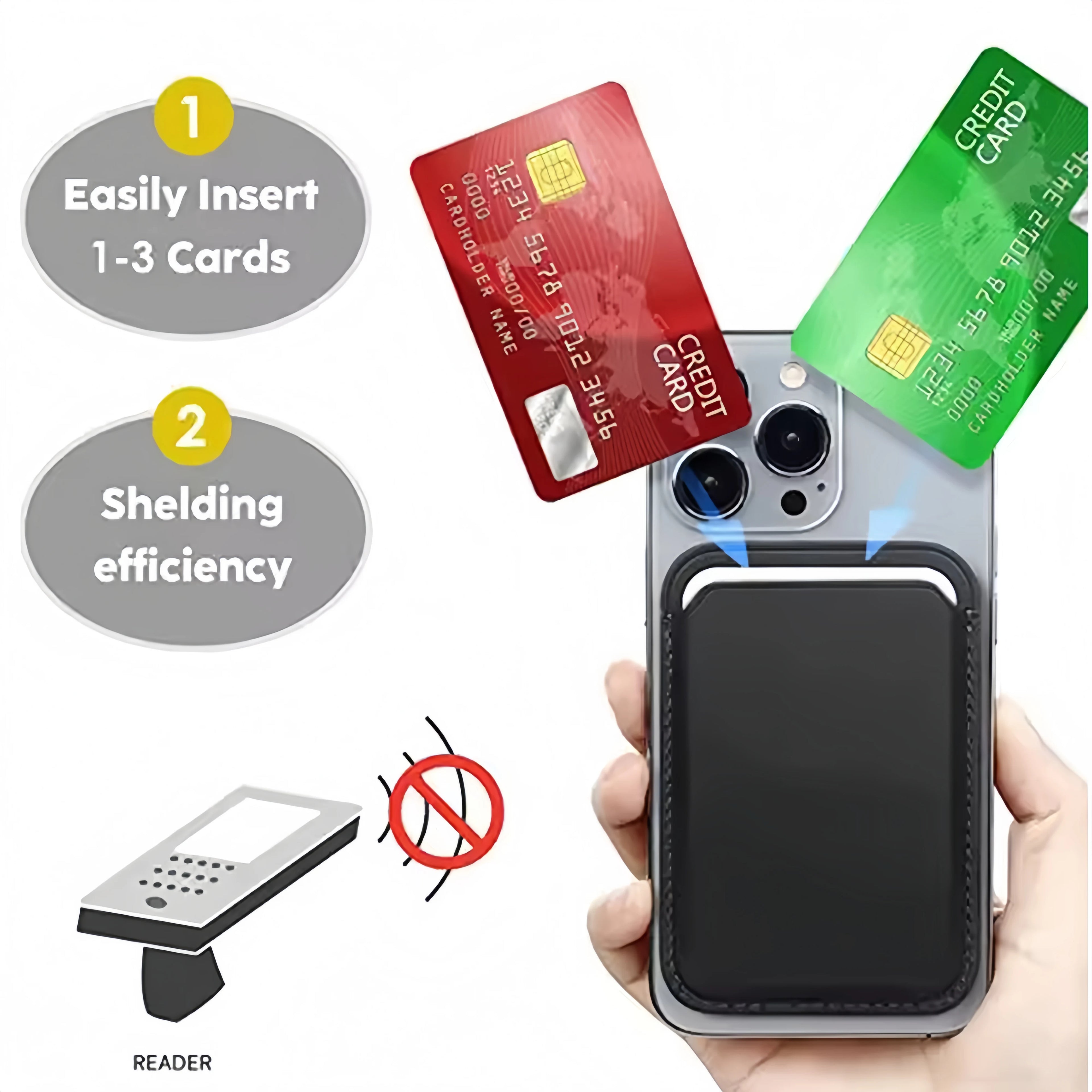 Leather Wallet Case Holder For iPhone 16 Pro Max Magsafe Magnetic Wallet Leather Compatible For iPhone 15 14 13 12  Accessories