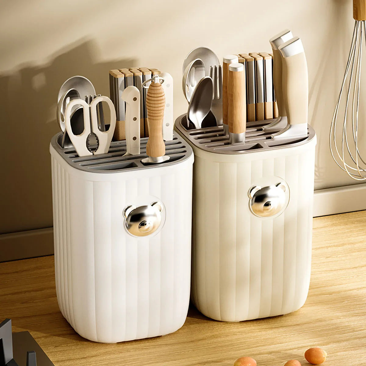 Kitchen Multifunctional Tool Holder Kitchen Countertop Tool Shelf Household Tool Holder