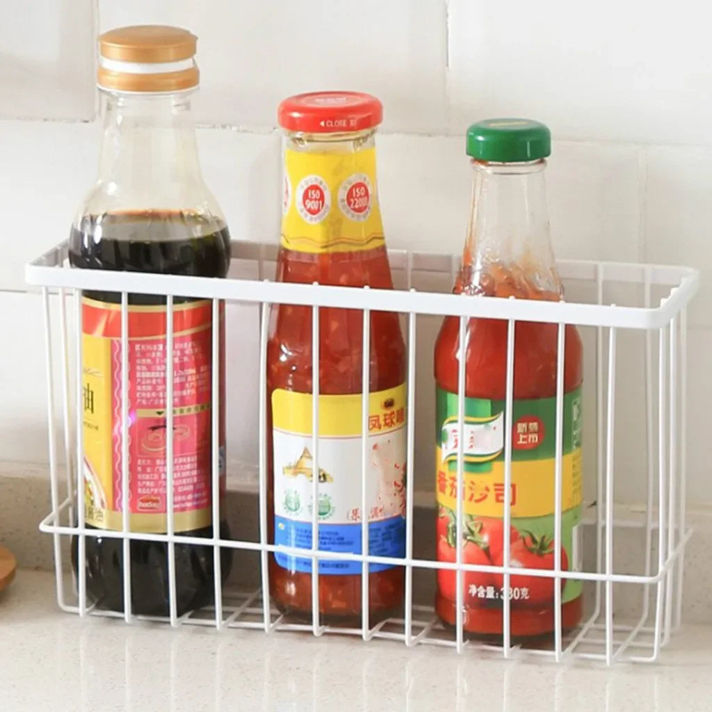 Kitchen Free Kitchen Storage Rack Punch Wrought Iron Rack Household Shelf Storage Rack Bathroom Organizer Rangement Cuisine