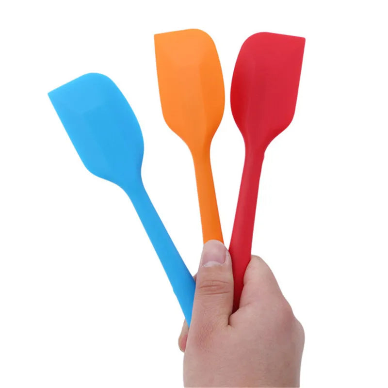 Heat Resistant Integrate Handle Silicone Spoon Scraper Kitchen Utensil Turners Spatula Pan Spatula Cake Kitchen Cooking Tool