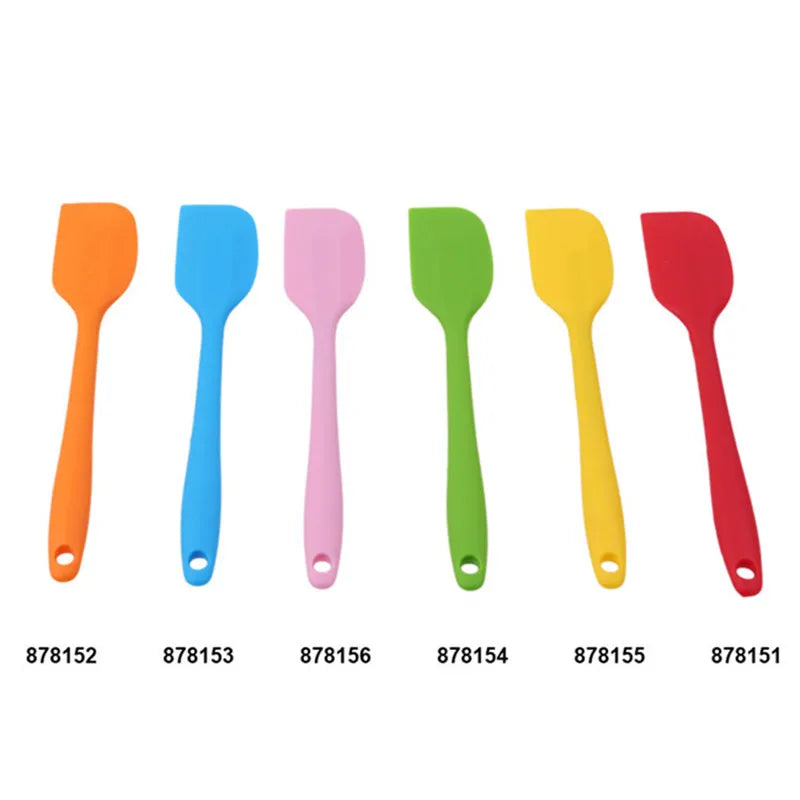 Heat Resistant Integrate Handle Silicone Spoon Scraper Kitchen Utensil Turners Spatula Pan Spatula Cake Kitchen Cooking Tool